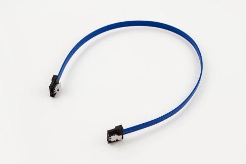 Mini-SATA Cable (Straight to Straight with Latch) Blue