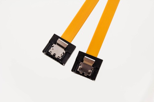 Mini-SATA Cable (Straight to Straight with Latch) Yellow