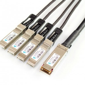 Direct Attach Copper (DAC) Cable - Rapide™ 100G QSFP28 to 4xSFP28 Breakout Passive Twinax Cable