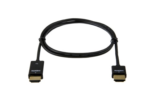 HDMI Male to HDMI Male with RedMere 10.2G Slim Cable with Ethernet, 36AWG, Black - Image 2