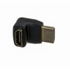 HDMI Male to HDMI Female 270 Degree Adapter, Black - Image 3