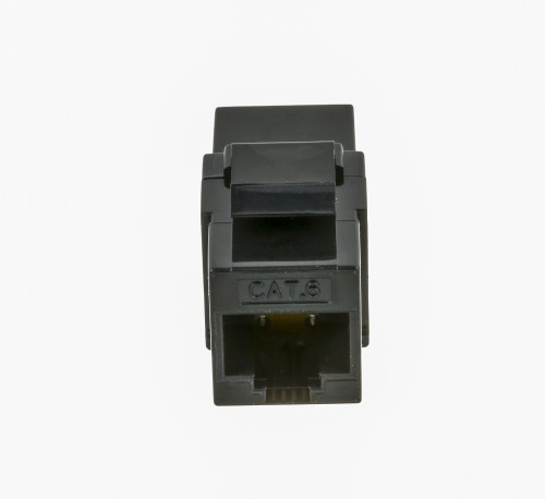 CAT6 UTP Inline Coupler Keystone Type, Black Color - Image 2