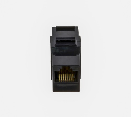 CAT6 UTP Inline Coupler Keystone Type, Black Color - Image 4