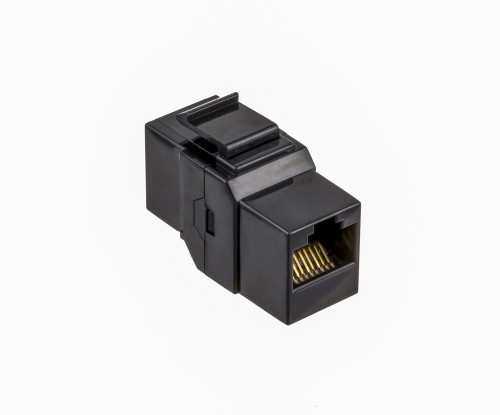 CAT6 UTP Inline Coupler Keystone Type, Black Color - Image 3