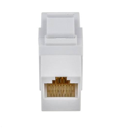 CAT6 UTP Inline Coupler Keystone Type, White Color - Image 4