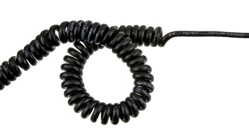 Cat6 Coiled Bulk Cable, FlexLite™ UTP 28AWG Stranded, PVC Coiled