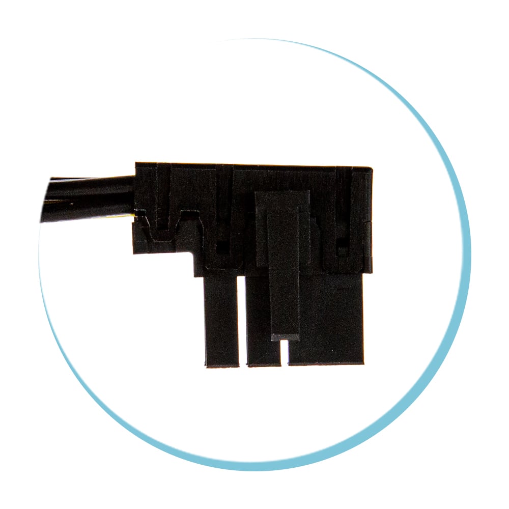 6P PCIE Left Angled Connector