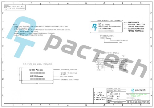 DAC Cable - Rapide II™ 56G SFP Passive Twinax Cable - Image 4